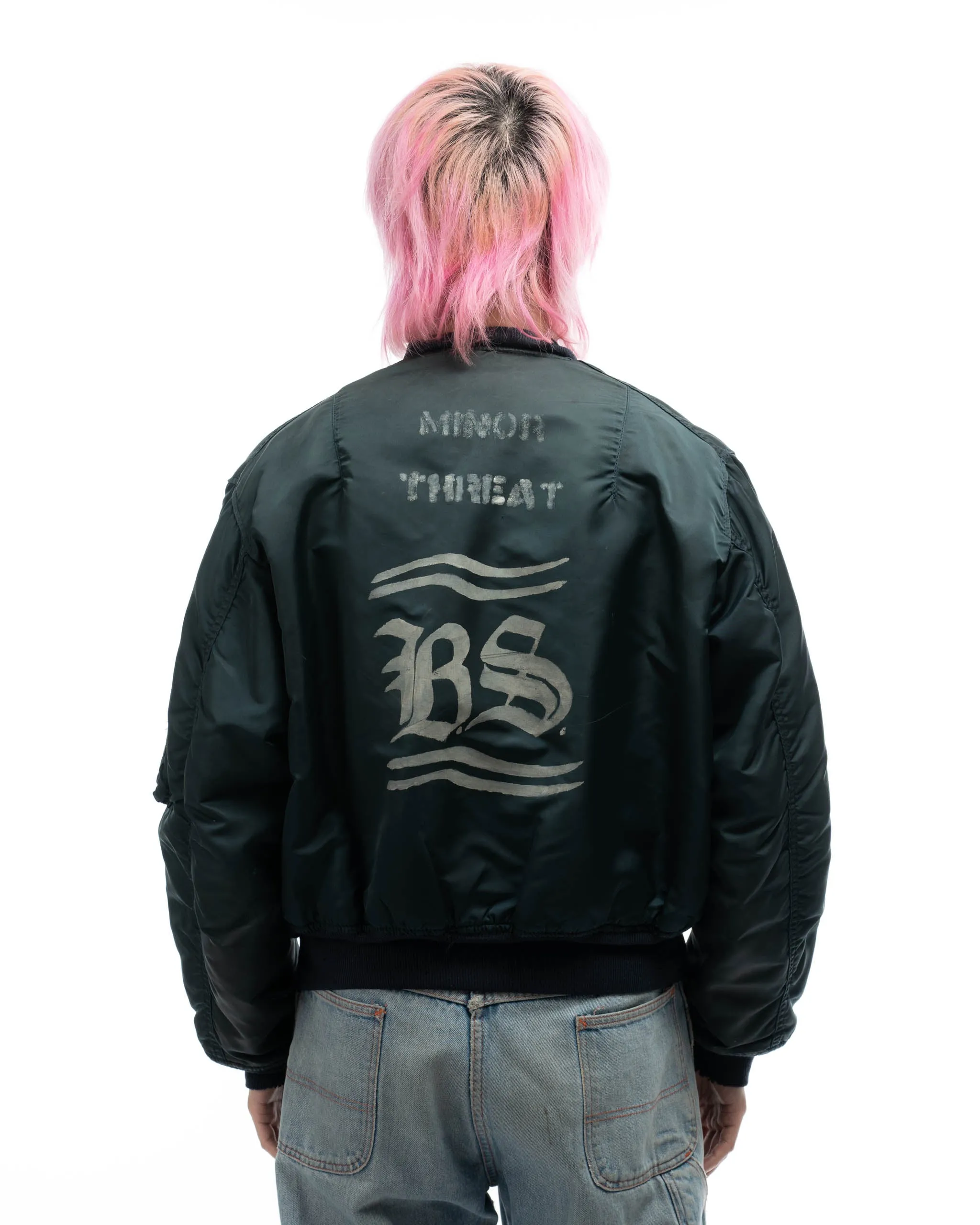 90’s Alpha Industry Punk Bomber Jacket - XL