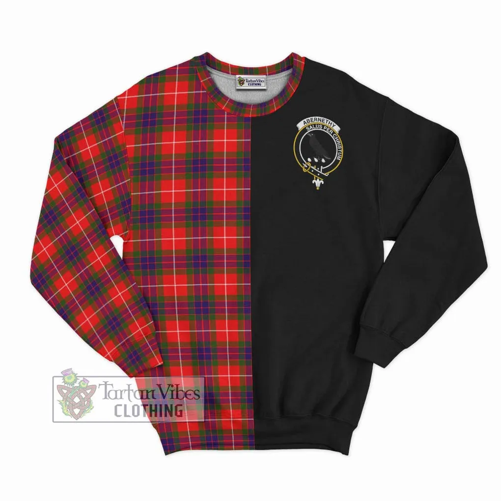 Abernethy Tartan Sweatshirt with Family Crest and Half Of Me Style