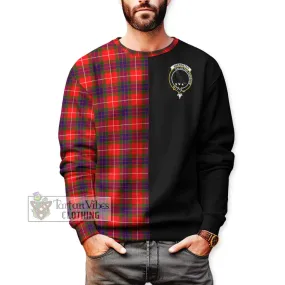 Abernethy Tartan Sweatshirt with Family Crest and Half Of Me Style