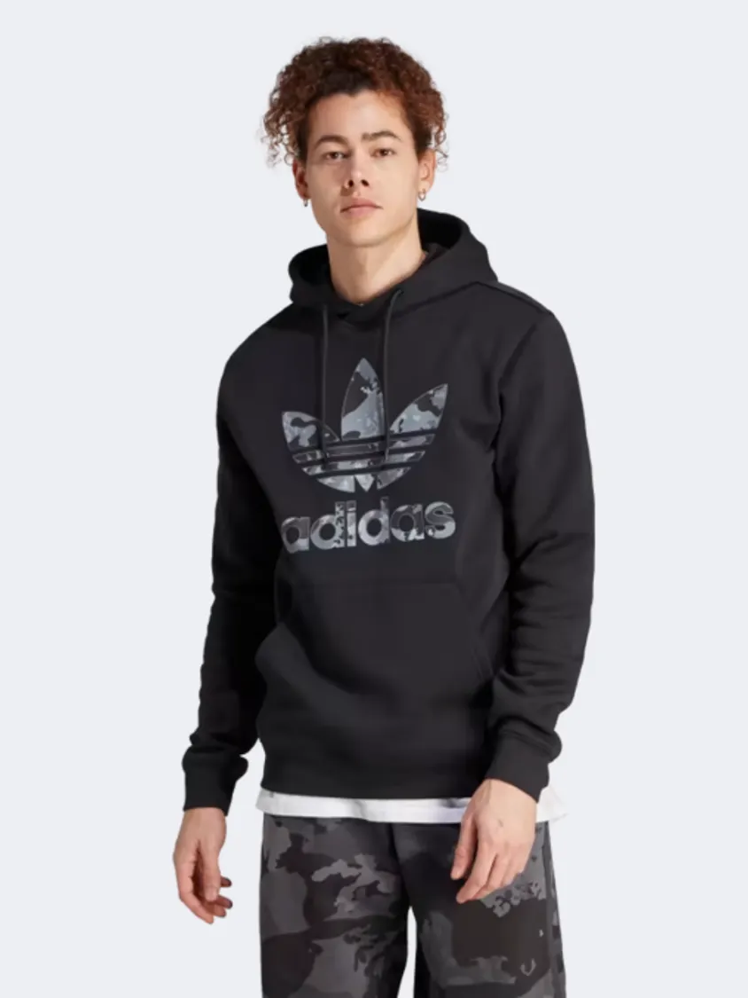 Adidas Graphics Camo Infill Men Original Hoody Black