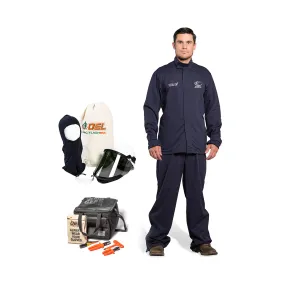 AFW12-NJB - 12 Cal FR Shield Jacket and Bib Overalls Kit - Navy