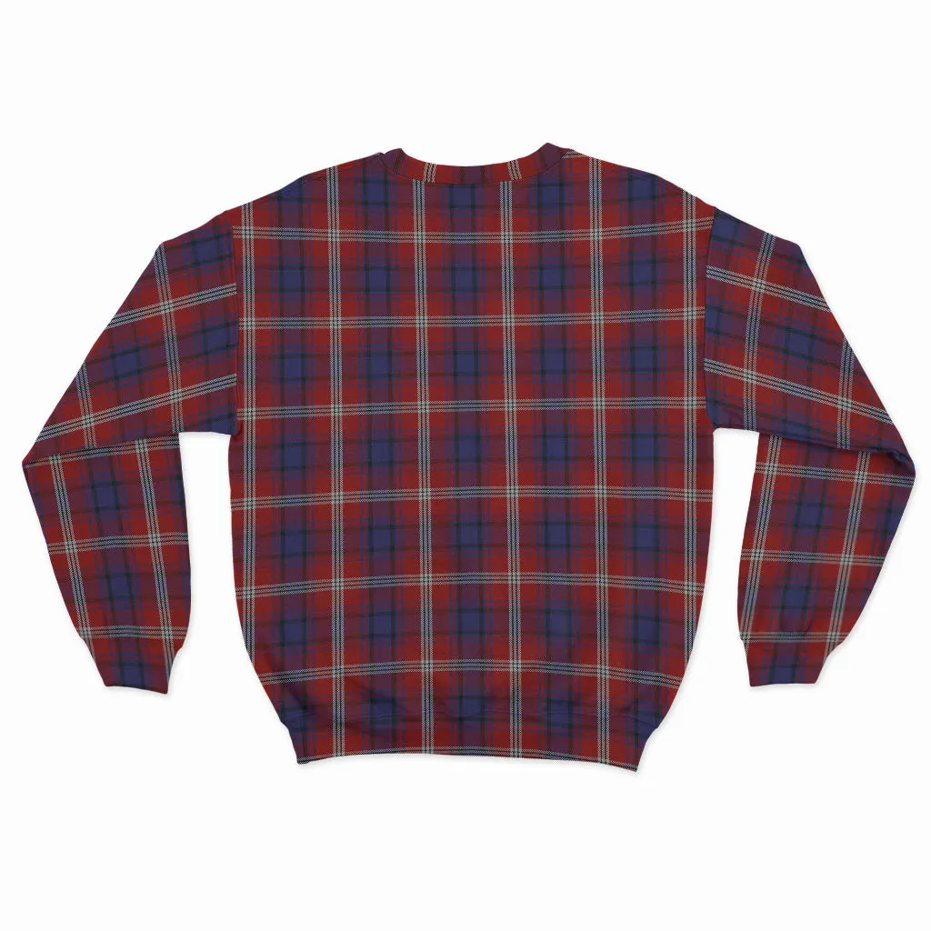 Ainslie Tartan Sweatshirt with Family Crest