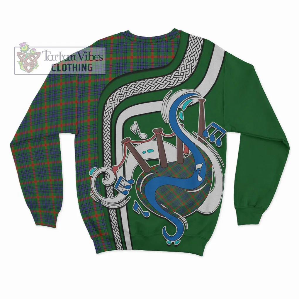 Aiton Tartan Sweatshirt with Epic Bagpipe Style