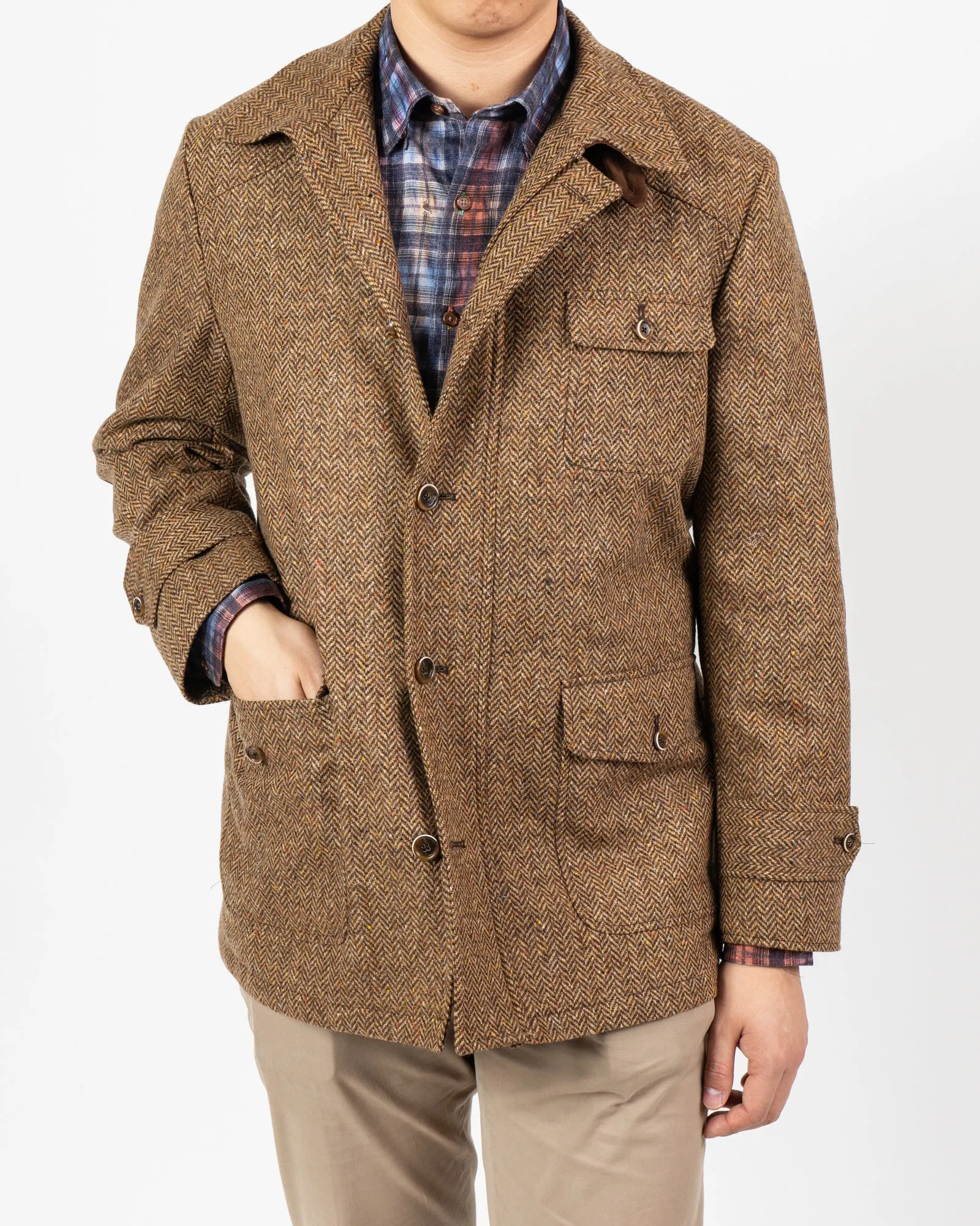 AJ Donegal Herringbone Field Jacket