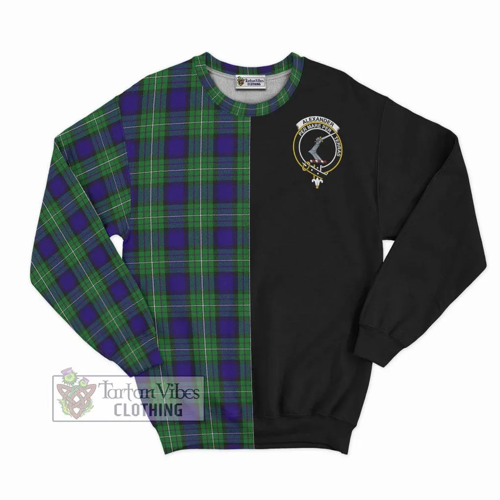 Alexander Tartan Sweatshirt with Family Crest and Half Of Me Style