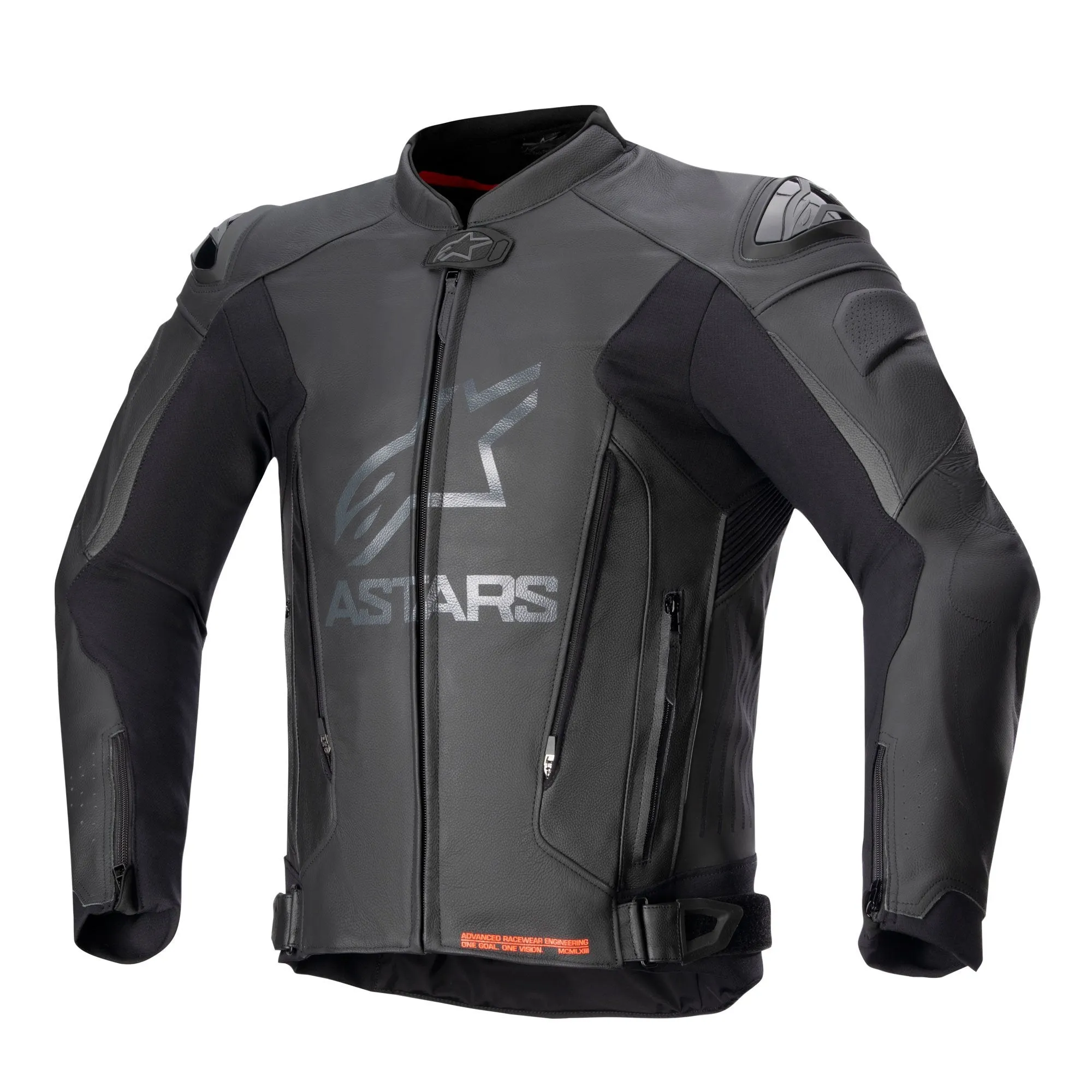 Alpinestars Gp Plus V4 Leather Jkt Black Black