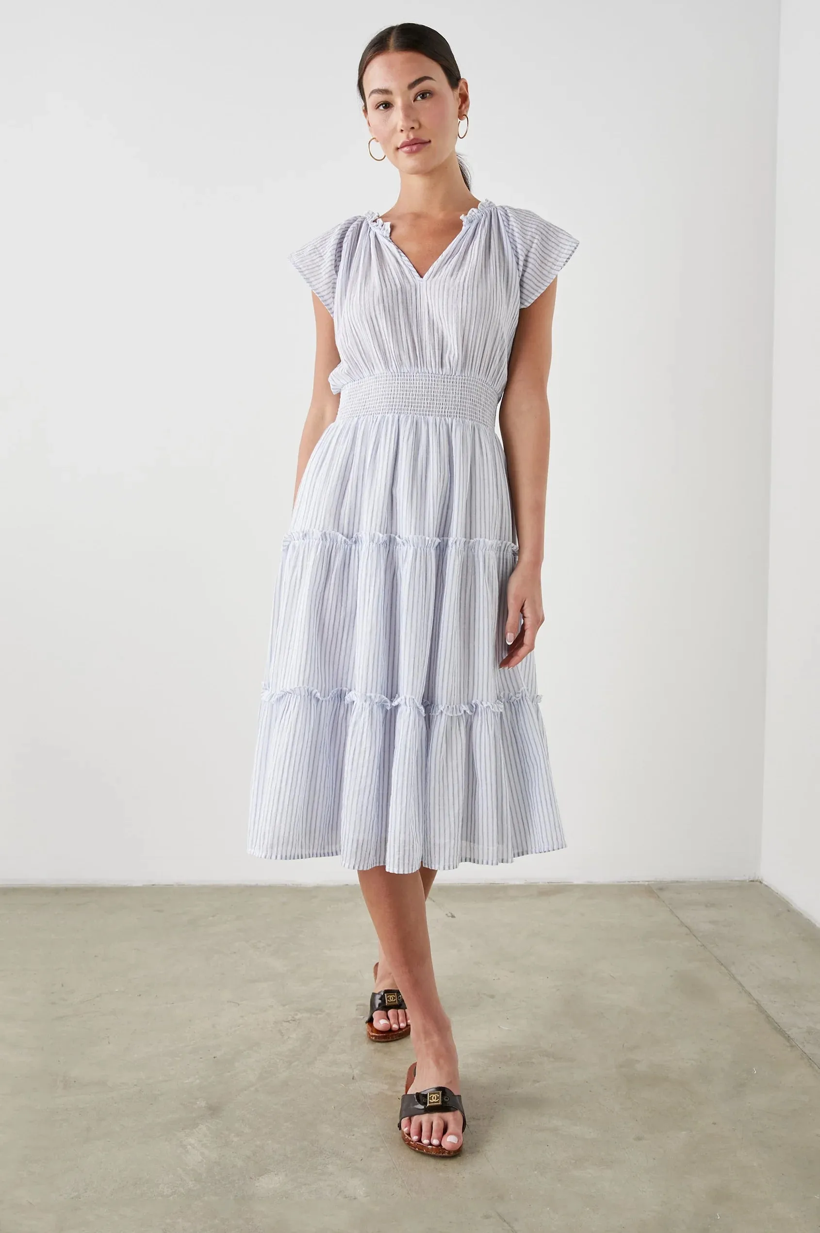 Amellia Dress Cino Stripe