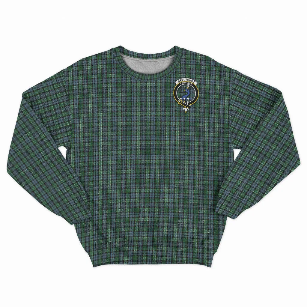 Arbuthnot Tartan Sweatshirt with Family Crest