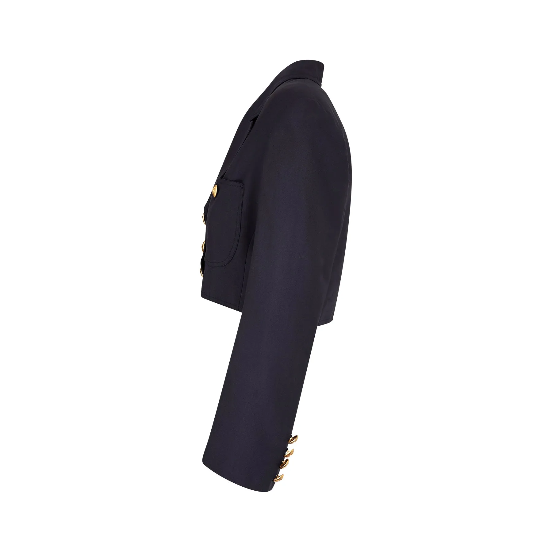 ARCHIVE - 1990s Brevetti Navy Hot Pants & Cropped Jacket Set