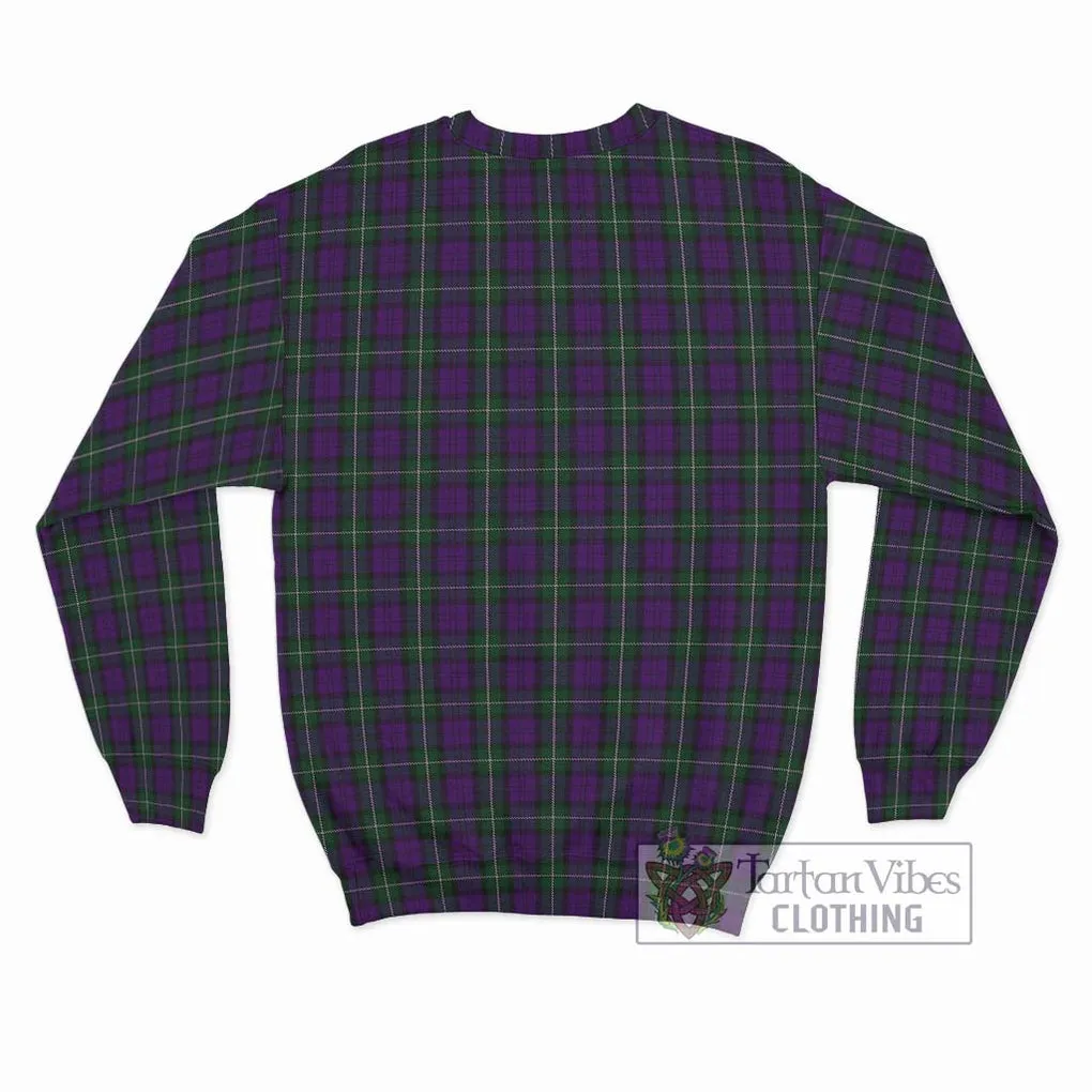 Baillie Highland Society Tartan Sweatshirt with Family Crest DNA In Me Style