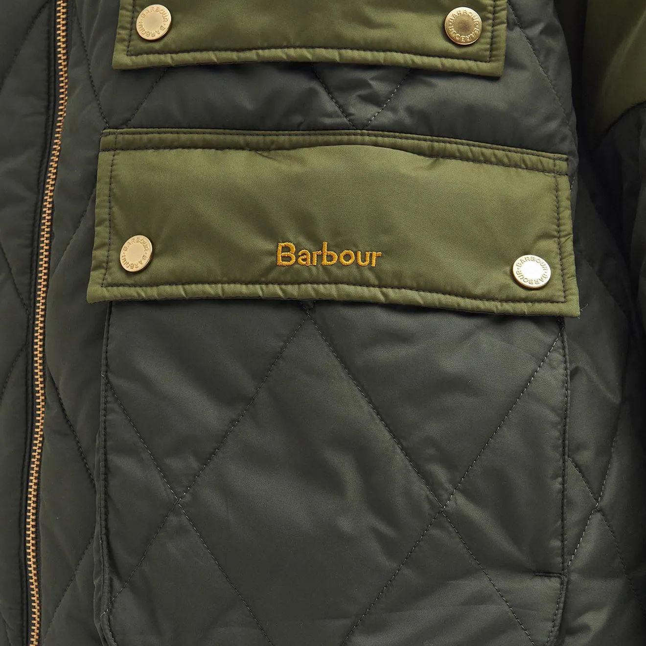 Barbour Womens Milby Quilt Olive / Ancient