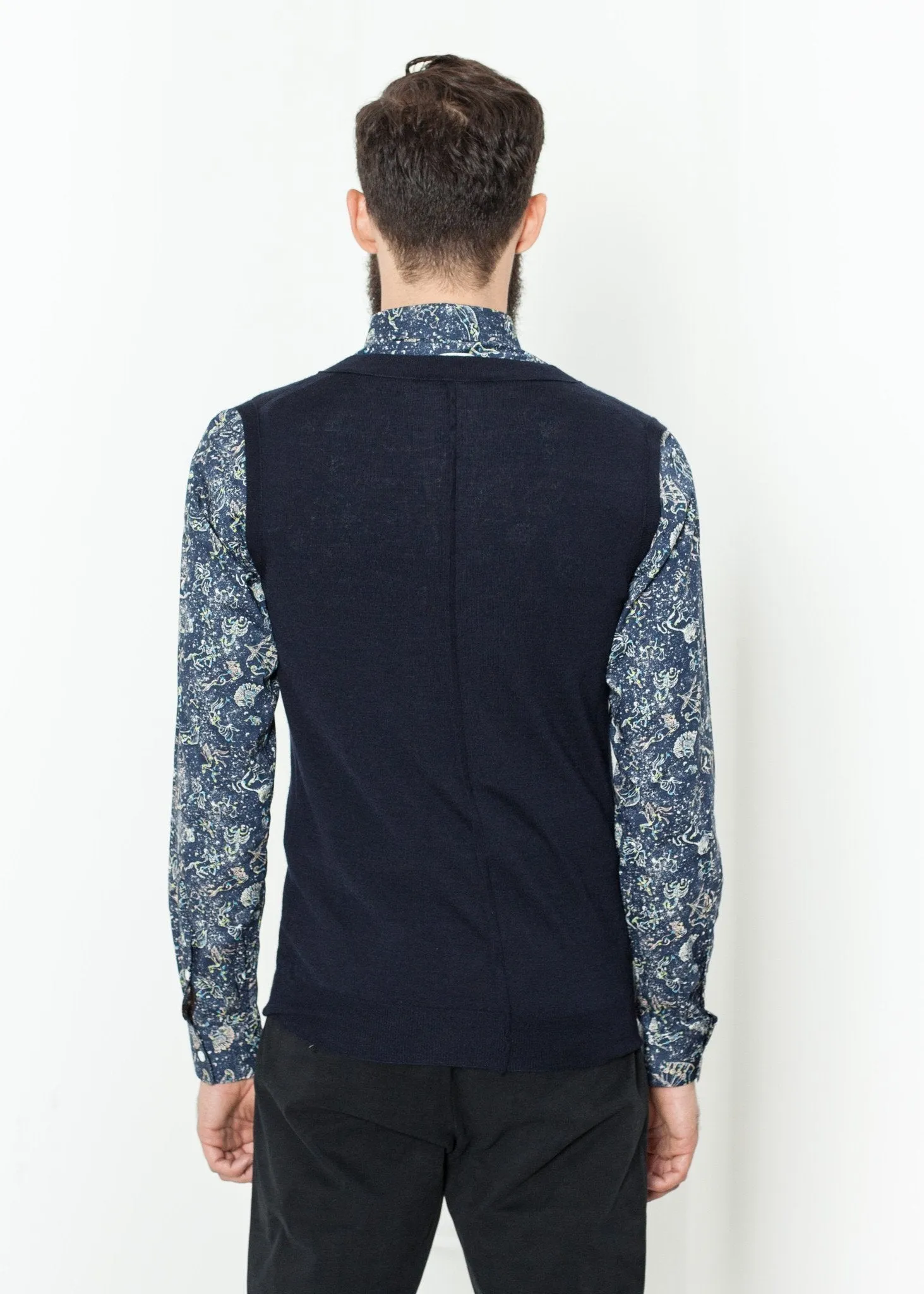 Basic Gilet in Navy Jacket