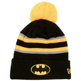 Batman Classic Logo New Era Knit Pom Beanie