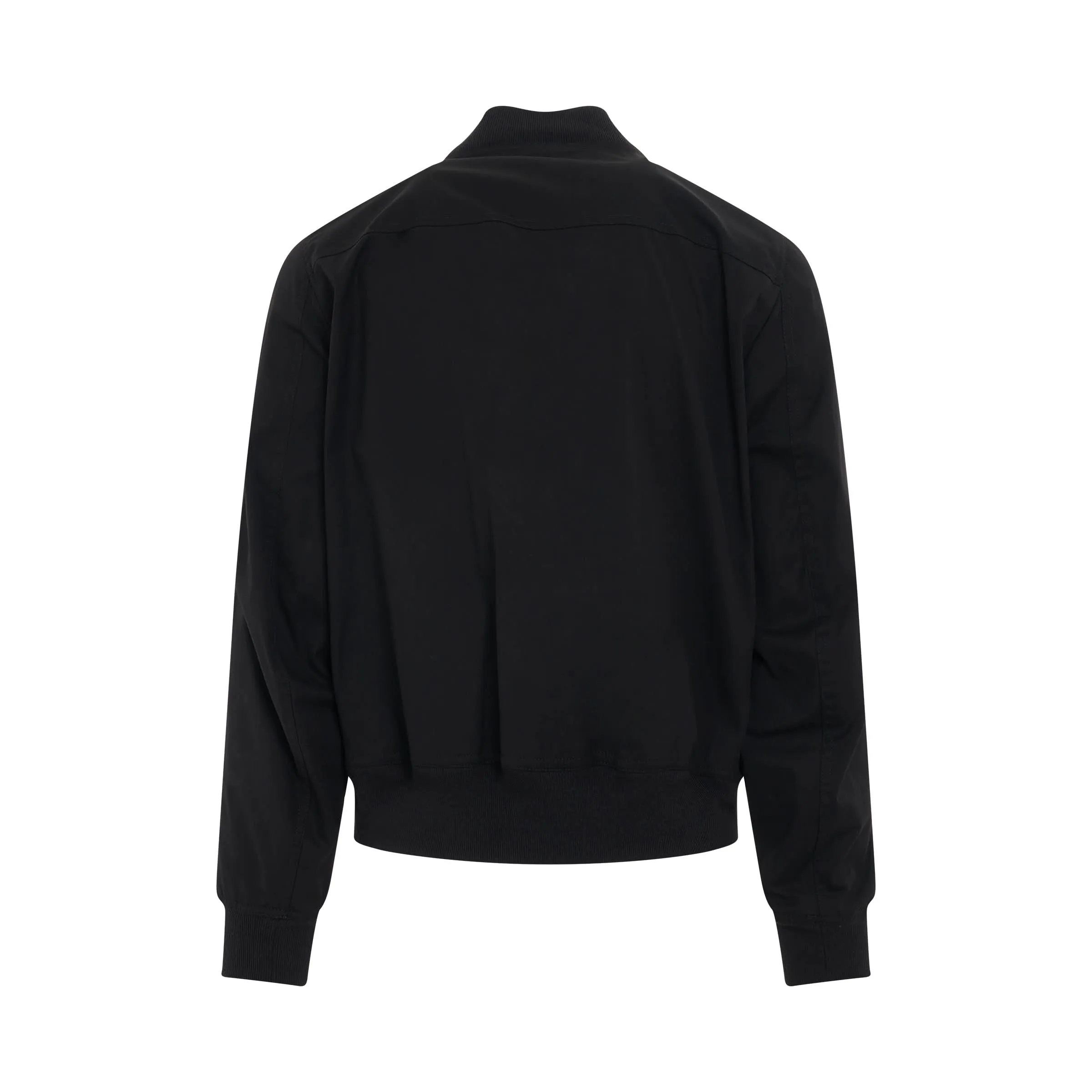 Bauhaus Flight Woven Bomber Jacket in Black