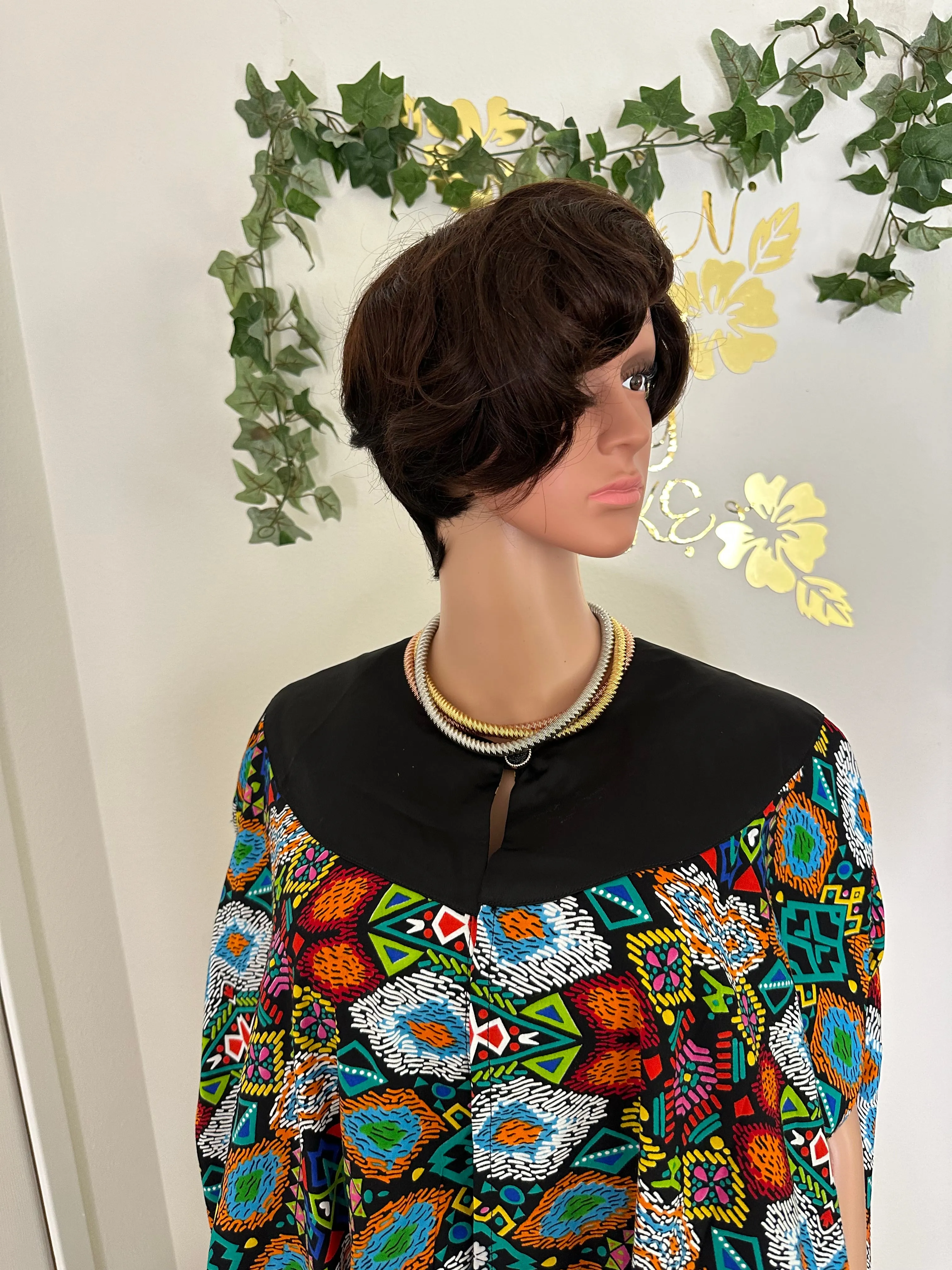 Beautiful Ankara Kimono cape style jacket