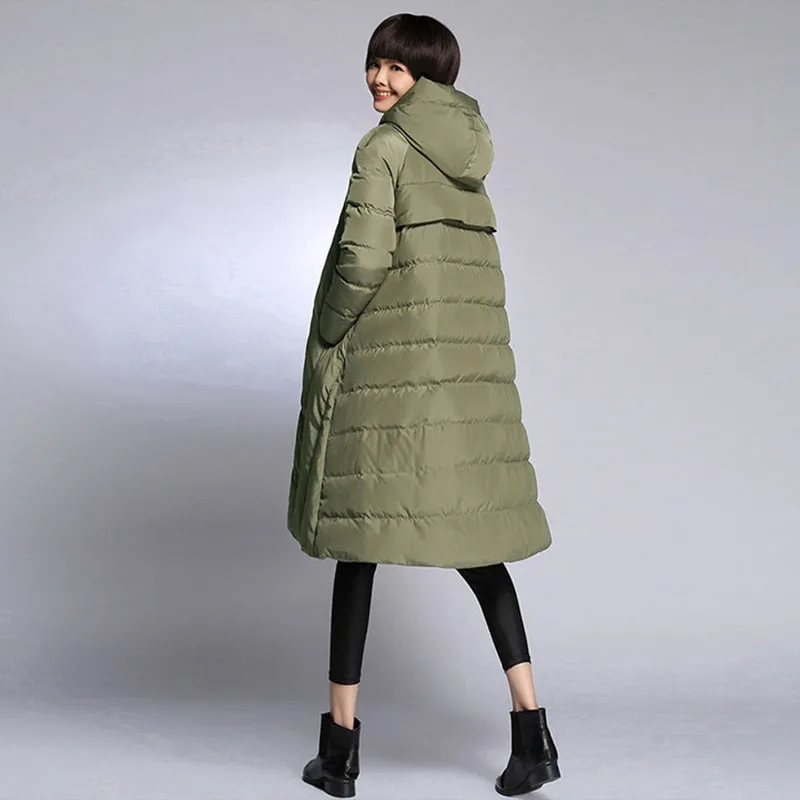 Big Hem Women's Down Parka Coat