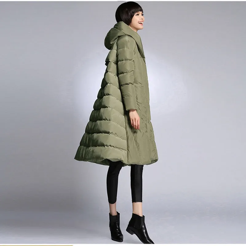 Big Hem Women's Down Parka Coat