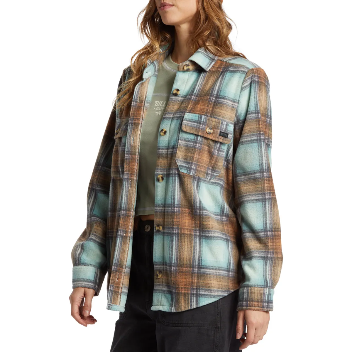 Billabong Women's Forge Fleece Shacket Jacket