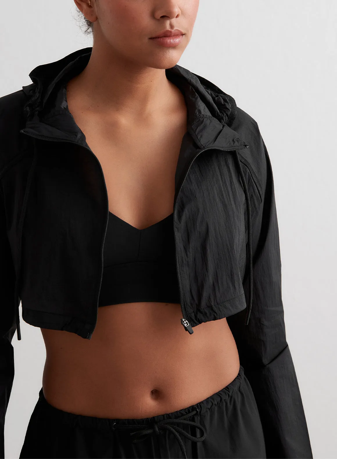 Black Cropped Jacket