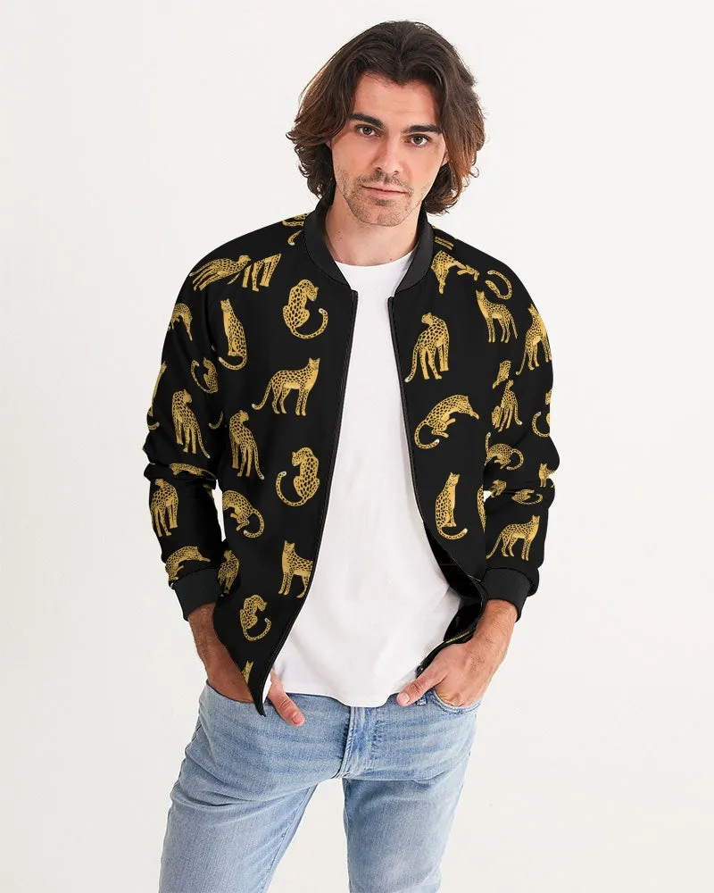 Black Leopards Men's Bomber Jacket