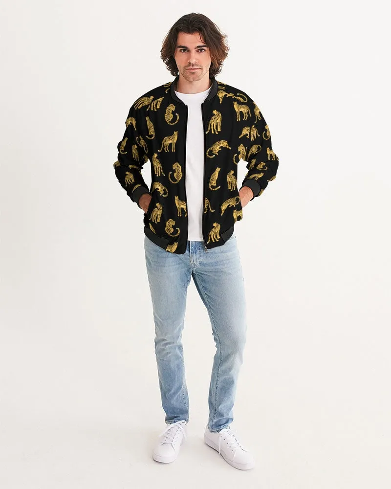 Black Leopards Men's Bomber Jacket