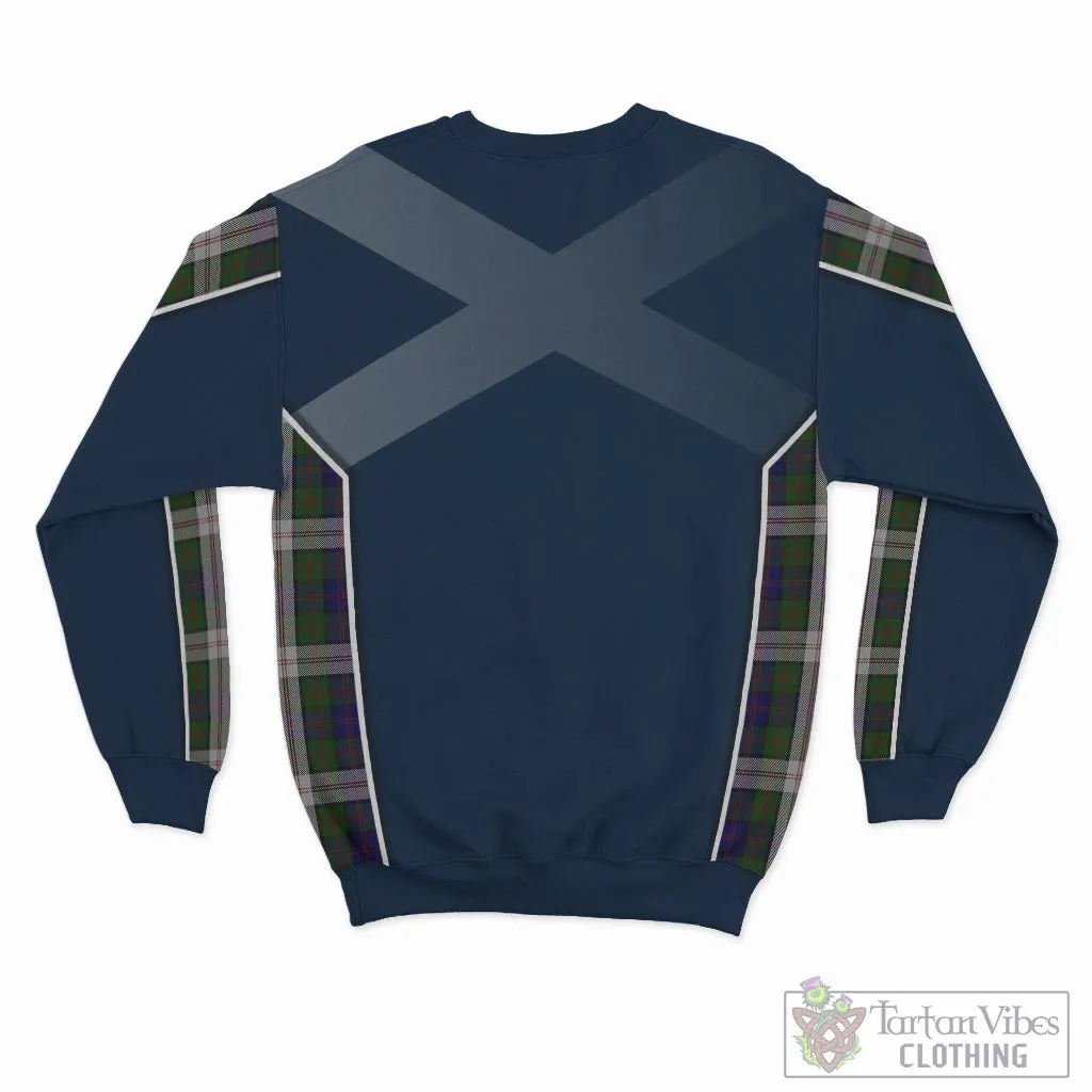 Blair Dress Tartan Sweatshirt with Family Crest and Scottish Thistle Vibes Sport Style