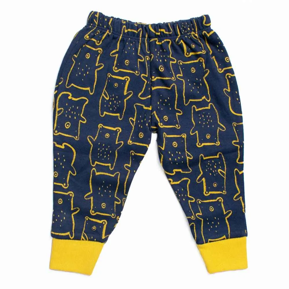 Blue Bear Applique Baby Joggers