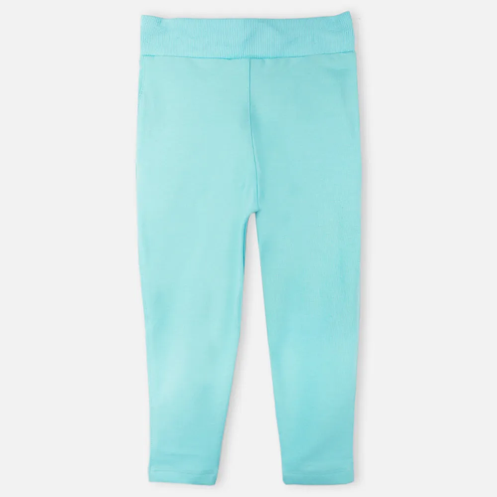 Blue Elasticated Waist Track Pants