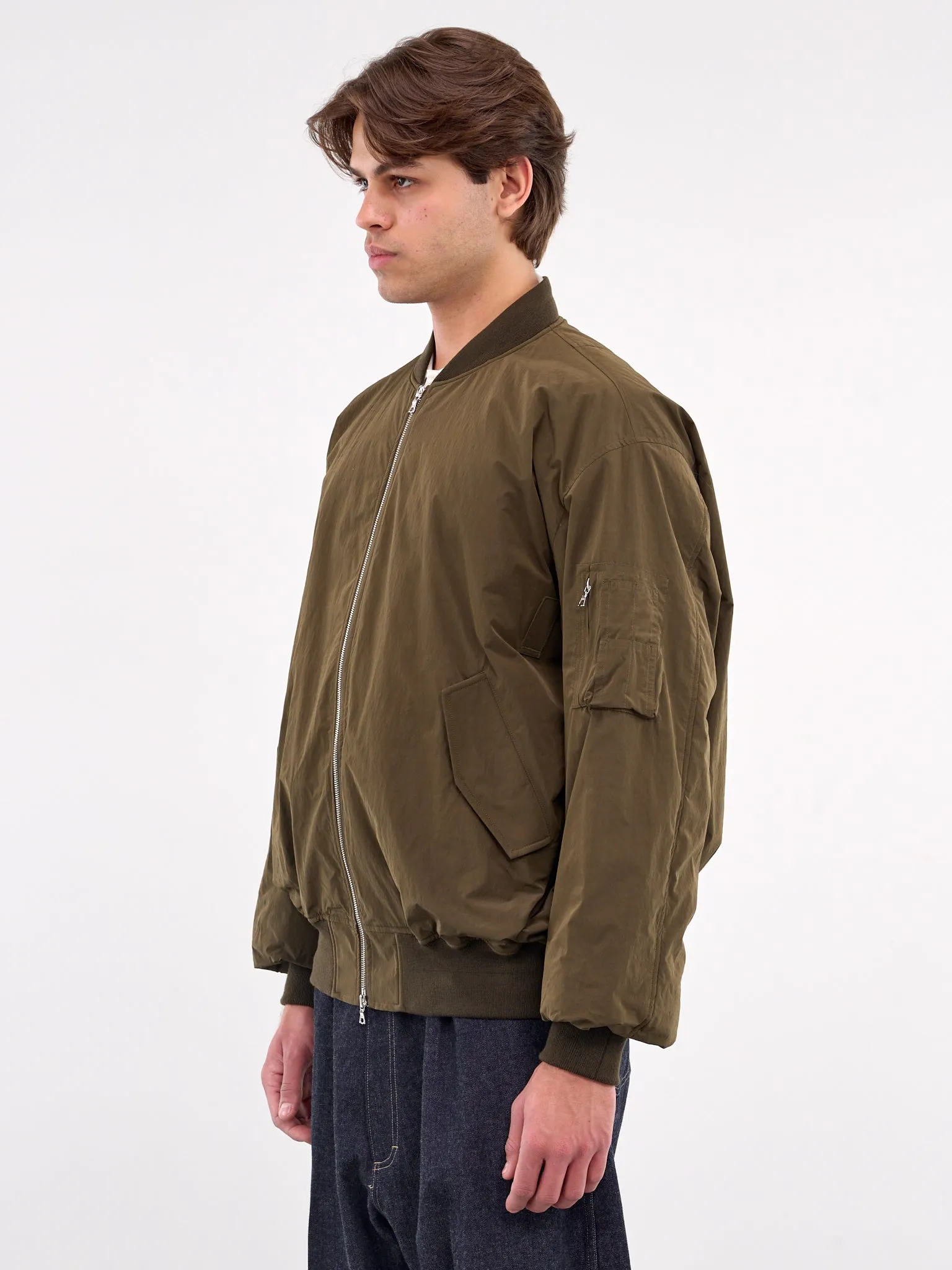 Bomber Jacket (ST-1057-MILITARY-KHAKI)