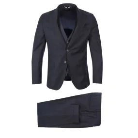 BOSS C Huge 3Pcs Peak 234 Suit in Dark Blue