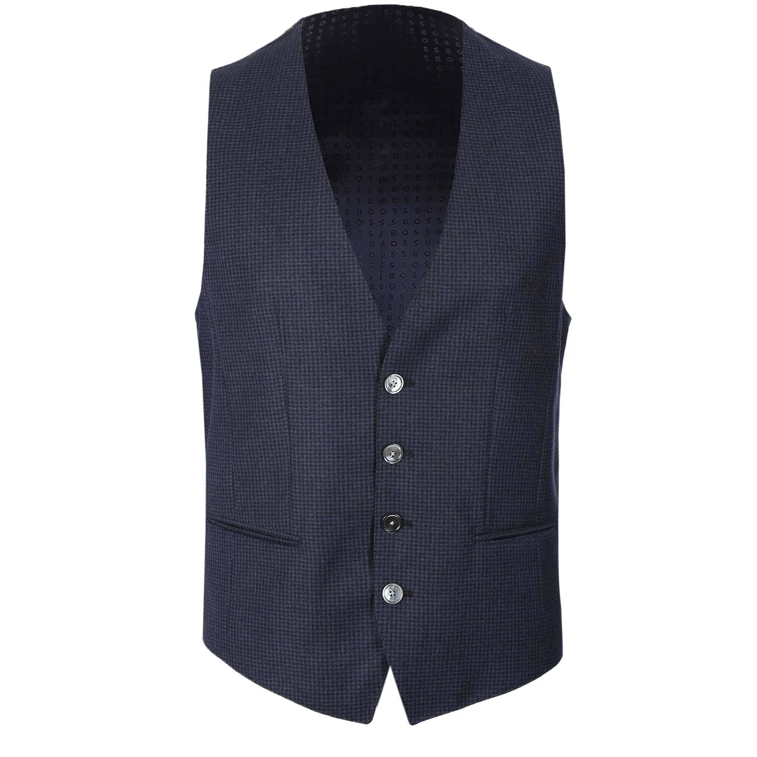 BOSS C Huge 3Pcs Peak 234 Suit in Dark Blue