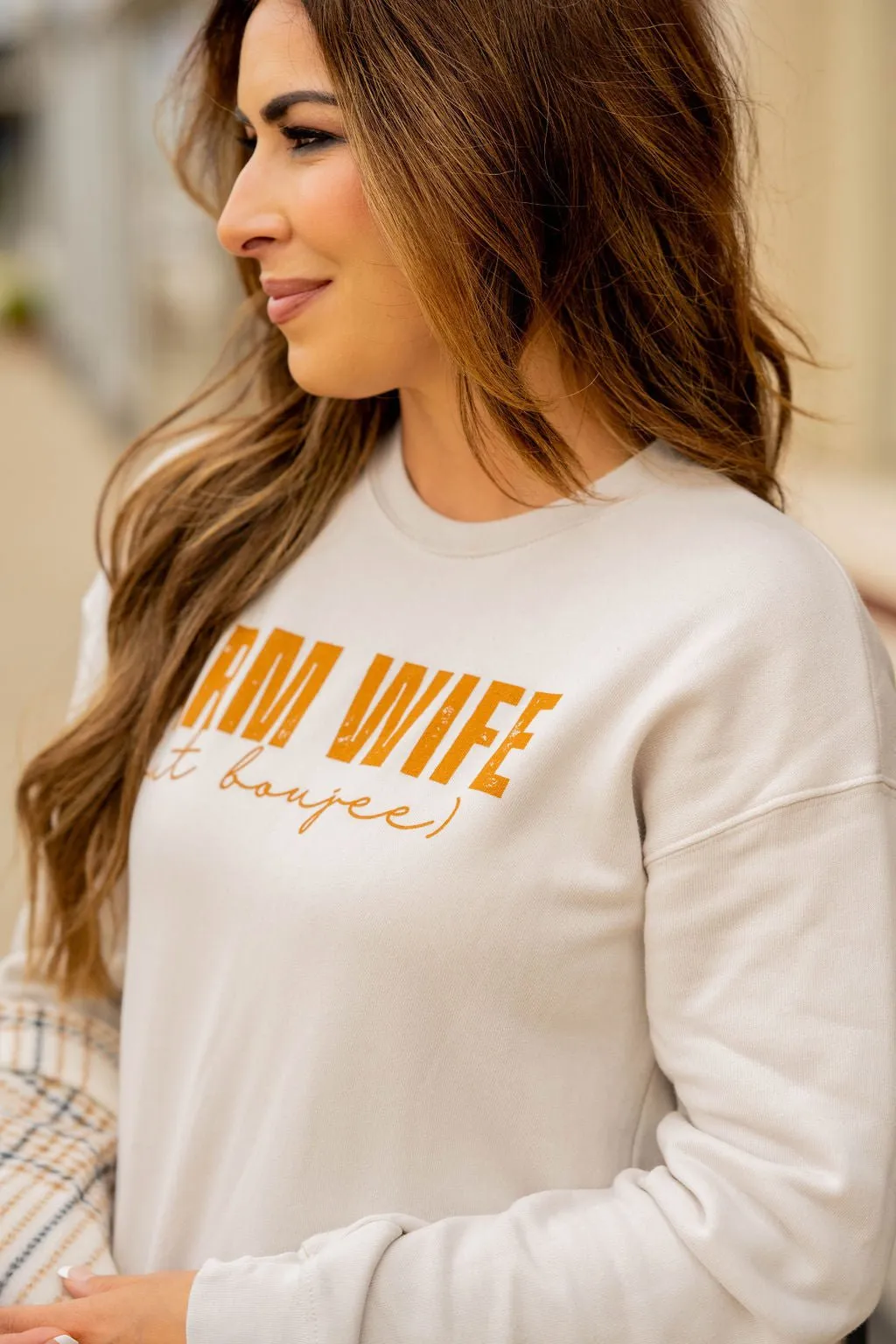 Boujee Farm Wife Graphic Crewneck