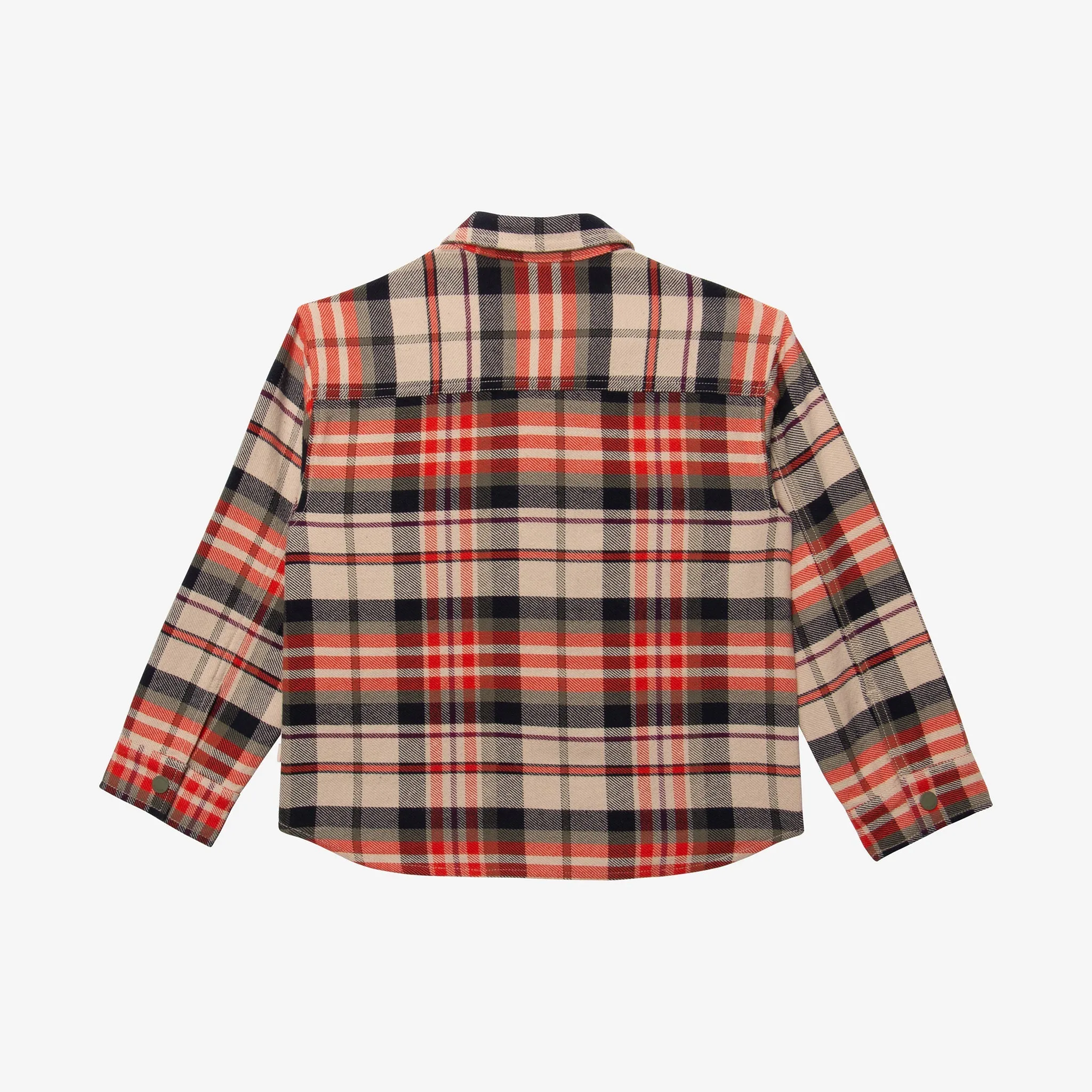 Boys' plaid overshirt