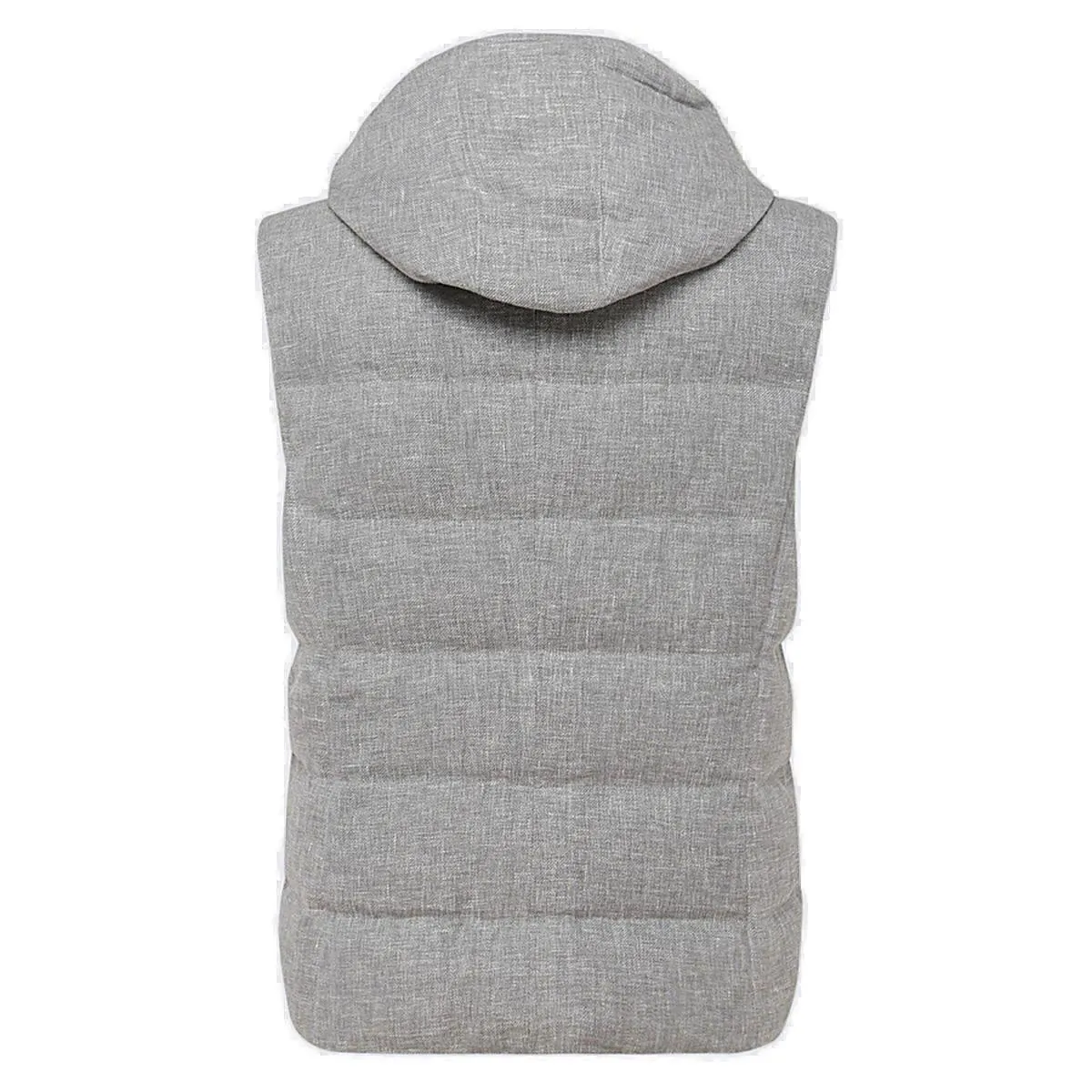 Brunello Cucinelli Buttoned Hooded Sleeveless Gilet