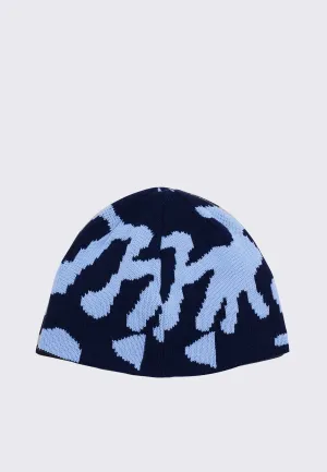 Burly Runningman Beanie - Splatter Blue