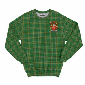 Burnett Irish Clan Tartan Sweatshirt with Coat of Arms