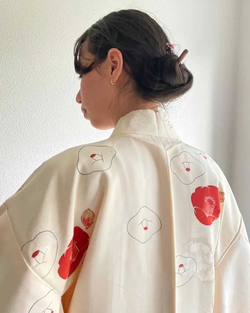 Camellia Haori Kimono Jacket