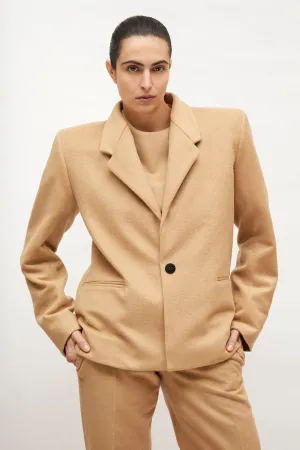 Caramel Wool "Dick Tracy" Jacket