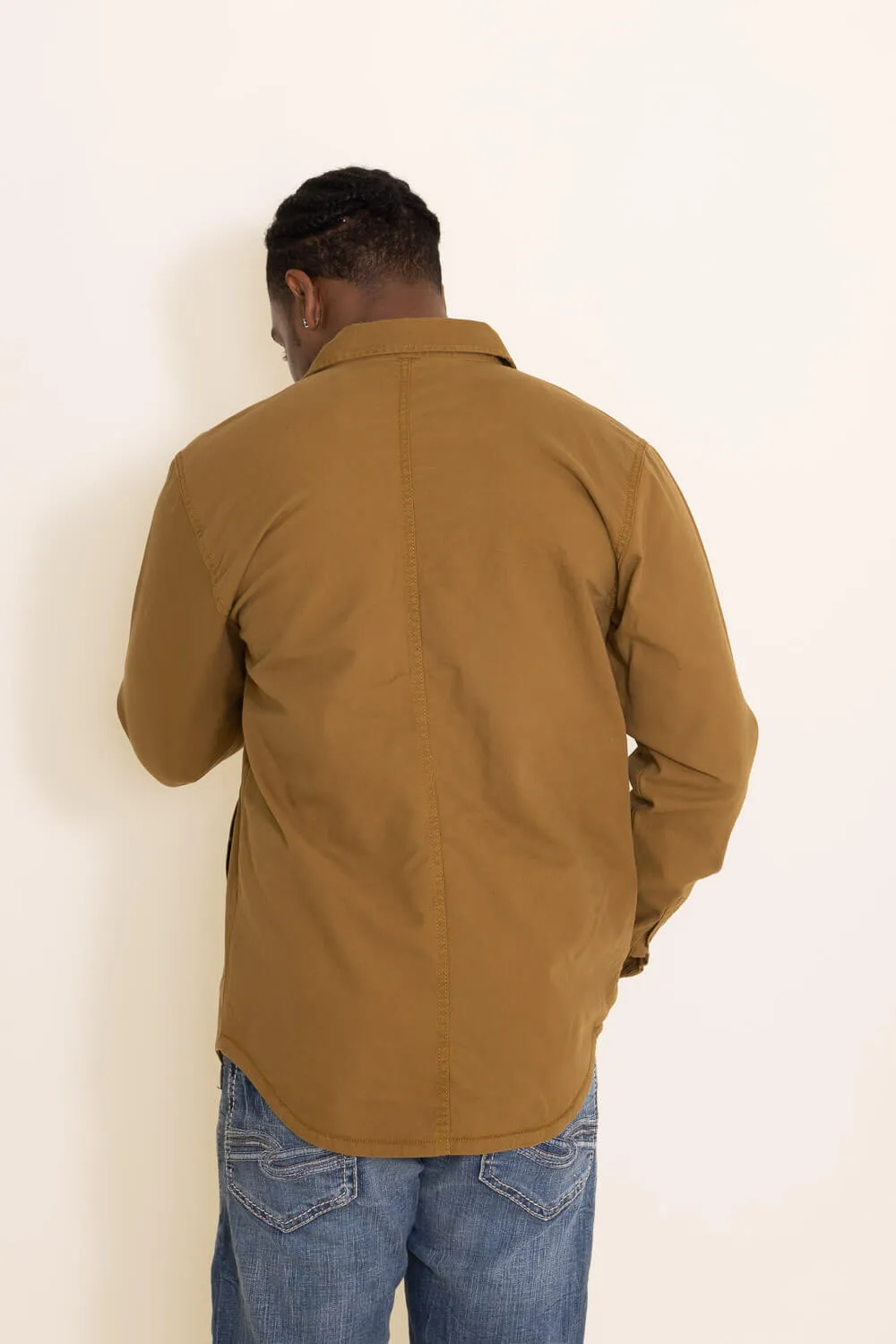 Carhartt Canvas Fleece Lined Shirt Jacket for Men in Brown | 105419-B33