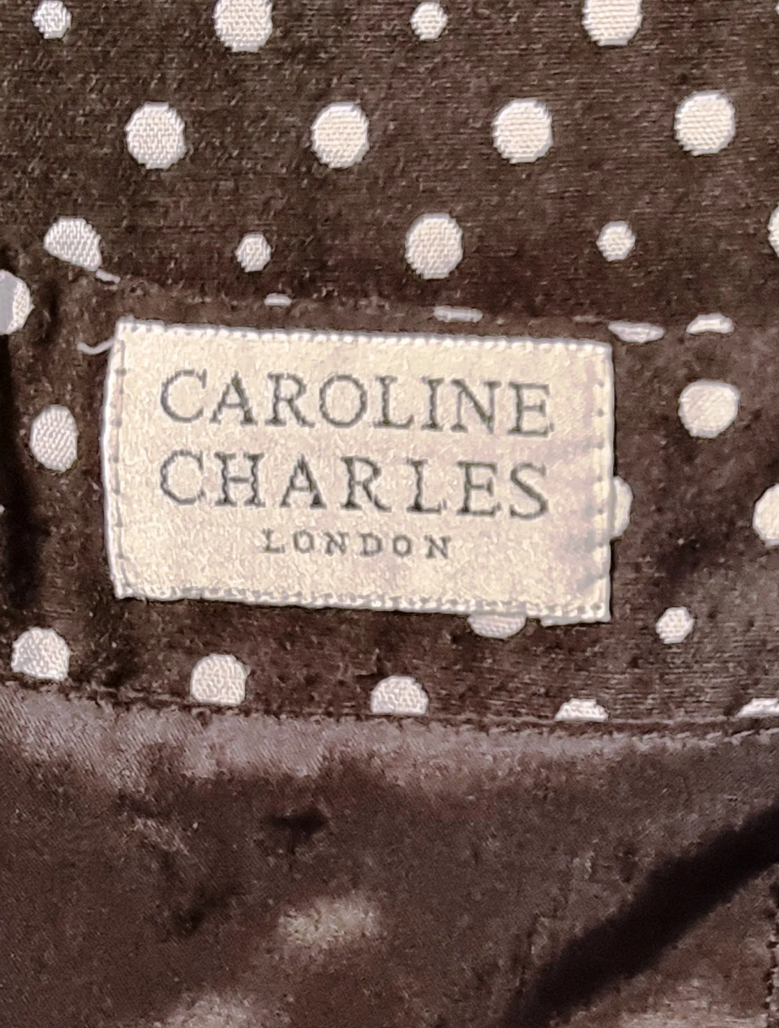 Caroline Charles Vintage Black & White Polka Dot Suit UK 16/18 US 12/14 EU 44/46