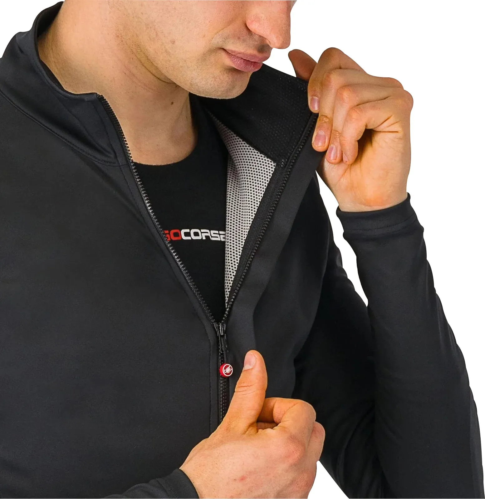 Castelli Perfetto Air Mens Cycling Jacket - Black