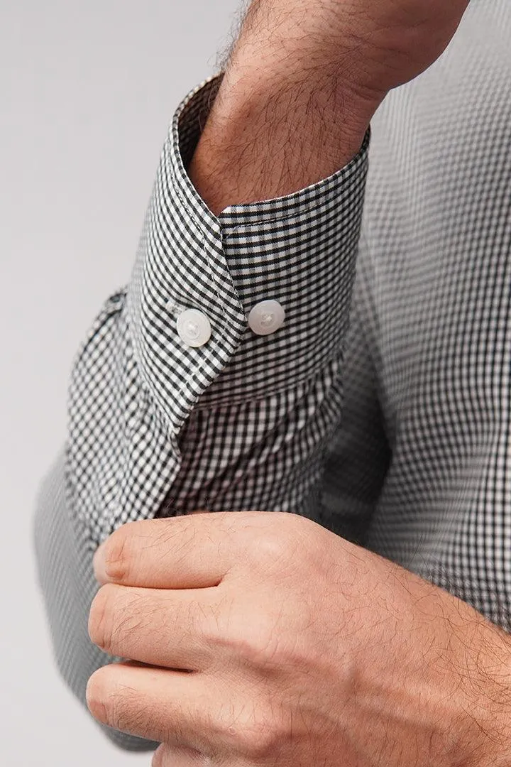 Check Shirt - Grey Micro