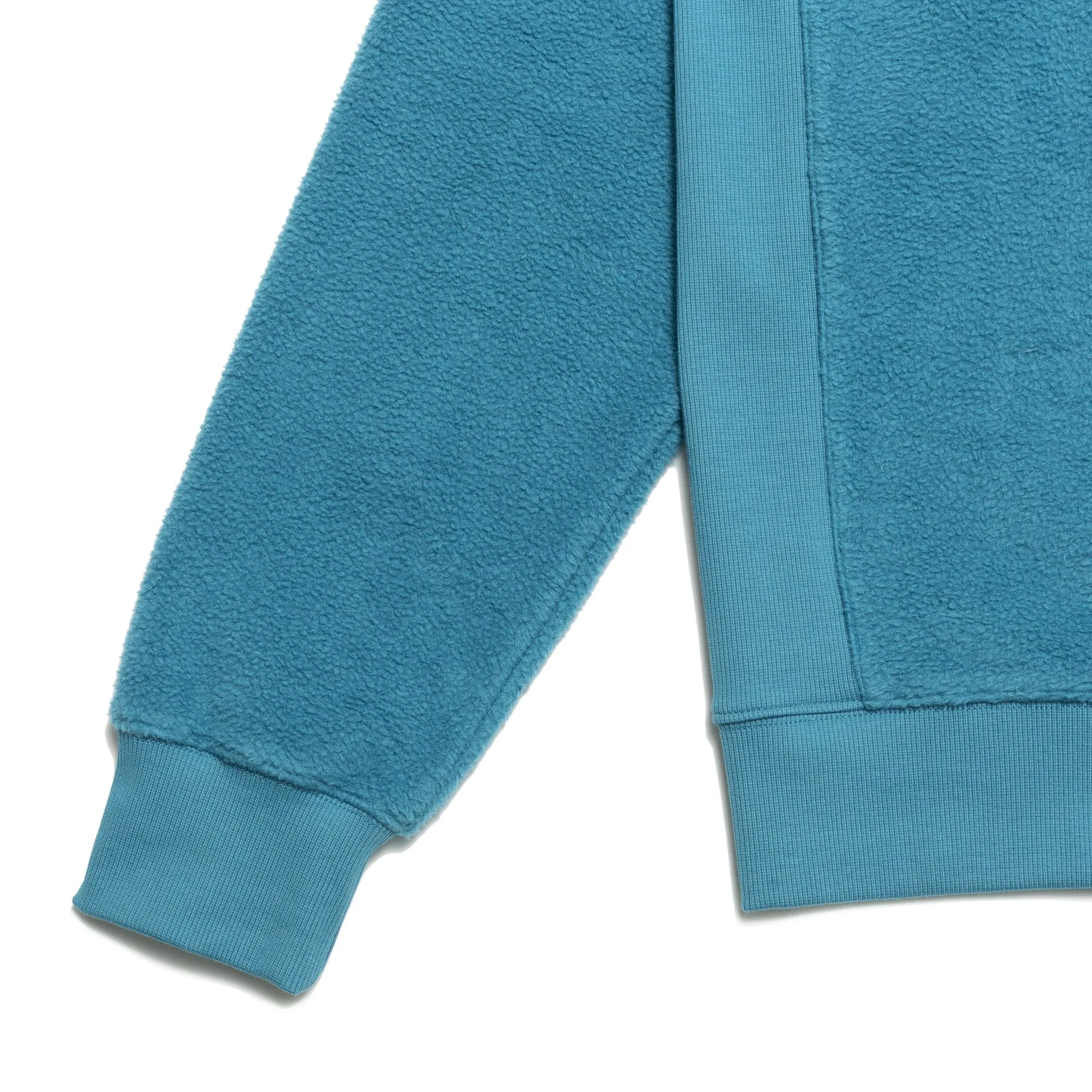 Chrystie NYC - PRM Reversed Fleece Hoodie / Teal Green