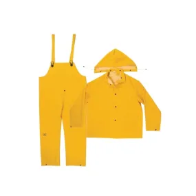 CLC R1012X Rain Suit, 2XL, PVC, Yellow, Detachable Collar