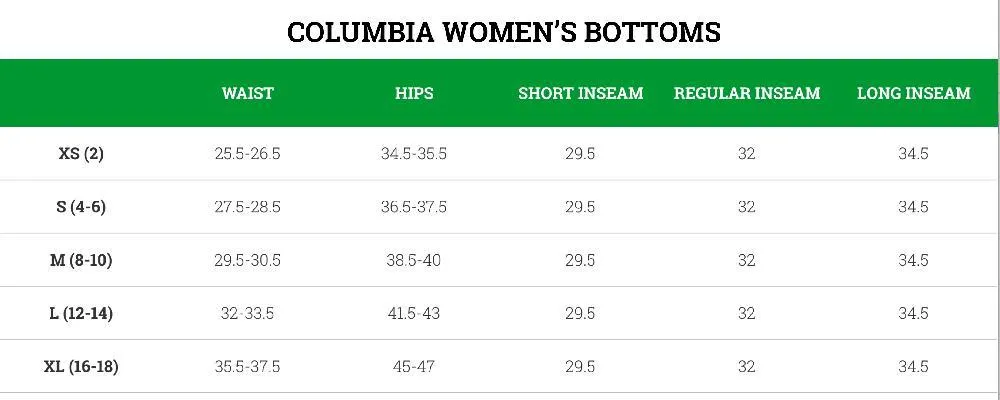 Columbia Women's All Apparel Package