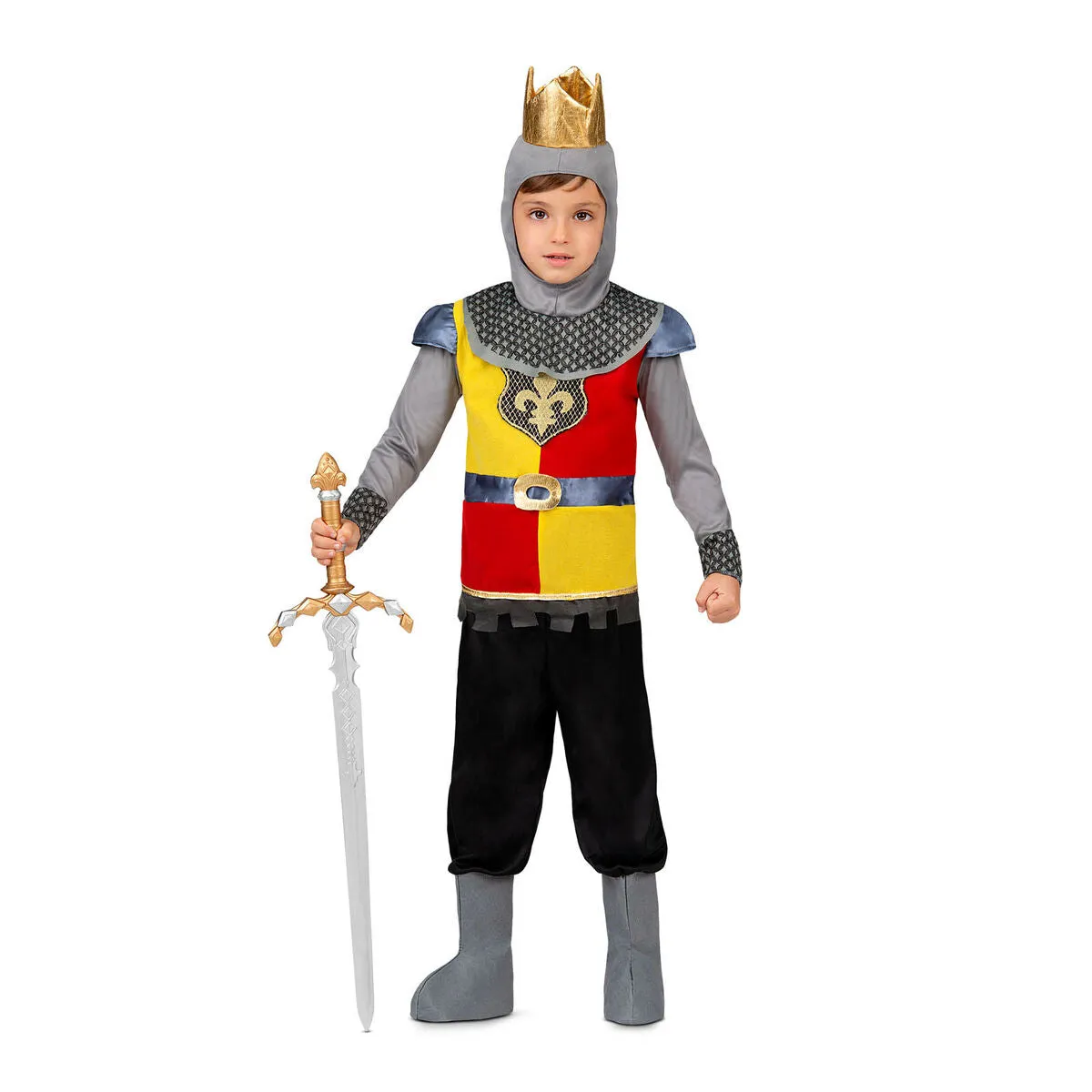 Costume for Children My Other Me Medieval King 5-6 Years (3 Pieces)