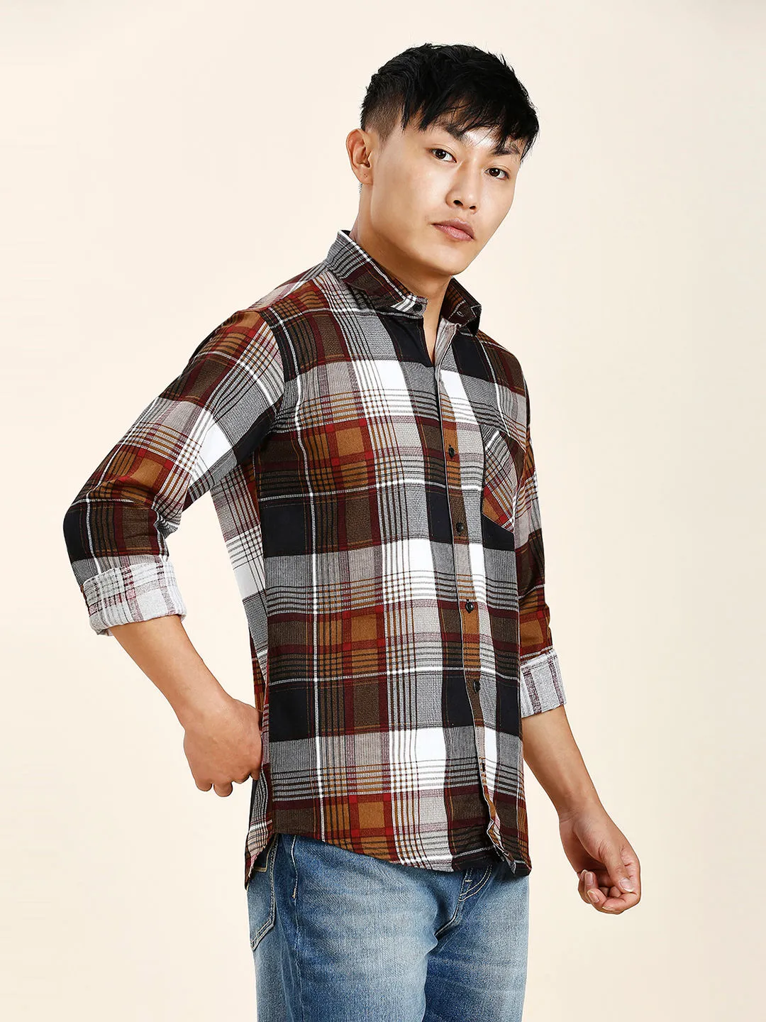 Creo Checked Men's Shirt