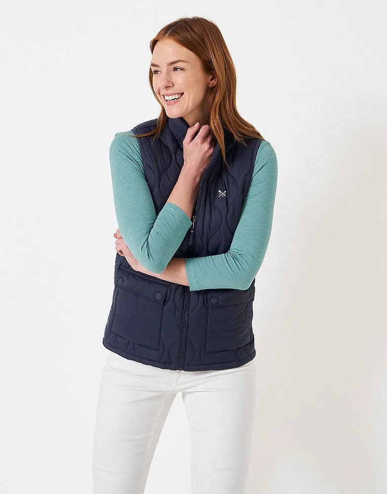 Crew Clothing Lightweight Nylon Onion Quilting Gilet