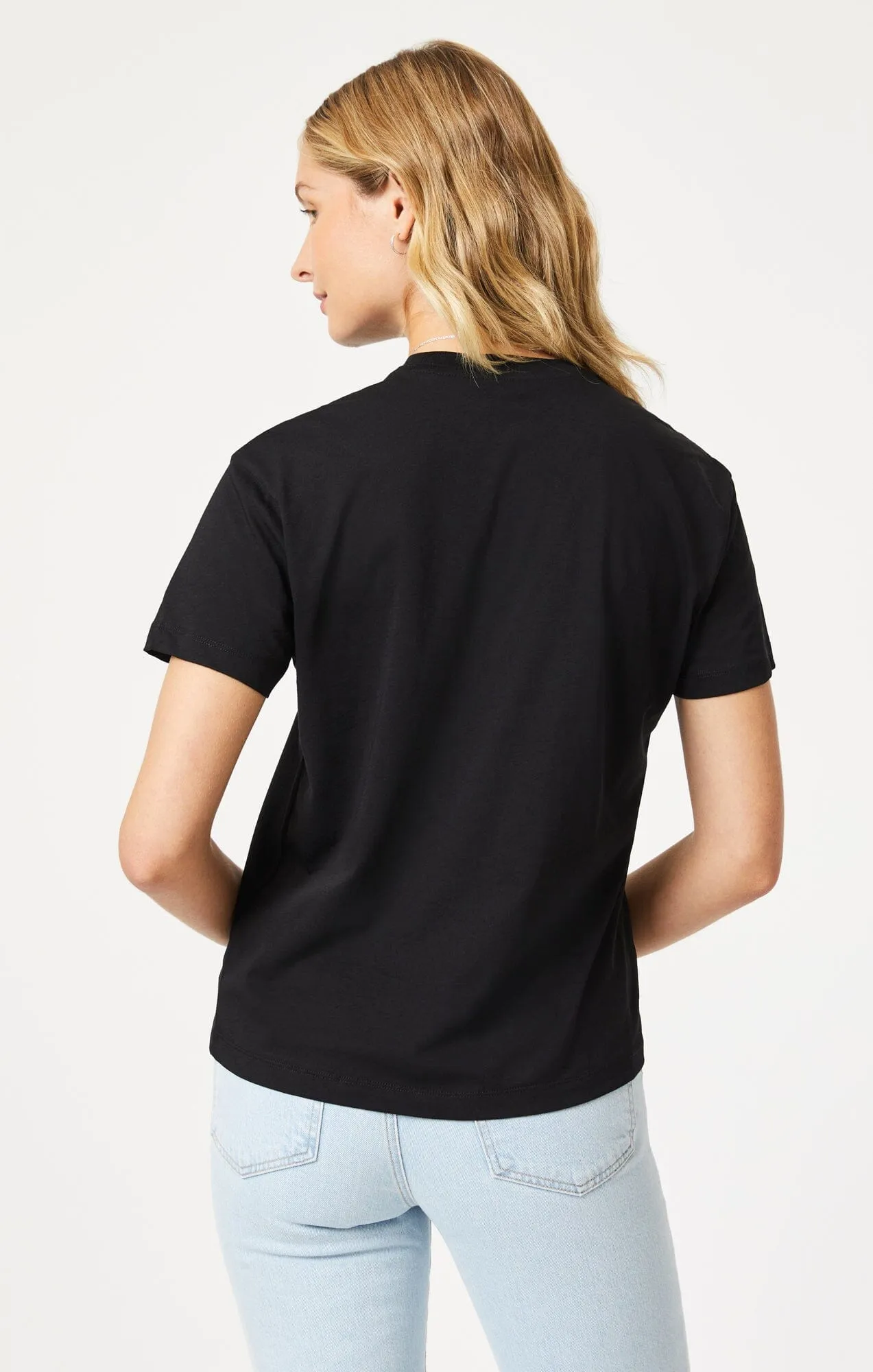 CREW NECK T-SHIRT IN BLACK