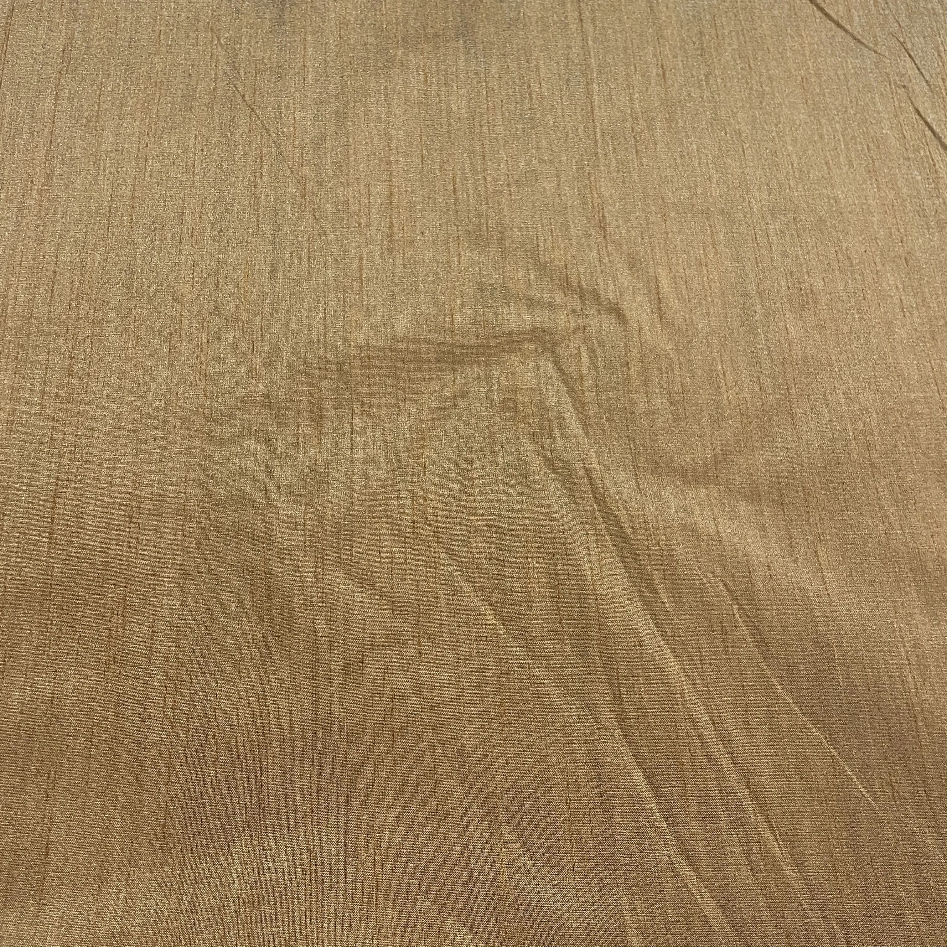 Dark Brown Solid Dupian Silk Fabric